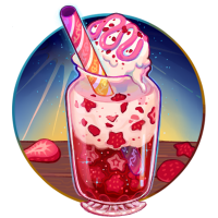 Sparkling Straw-berry Soda